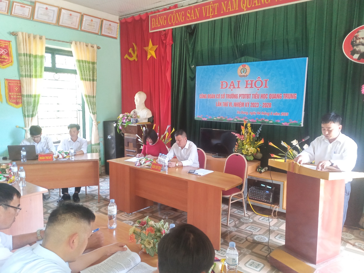 ĐẠI HỘI CÔNG ĐOÀN CƠ SỞ TRƯỜNG PTDTBT-TH QUANG TRUNG